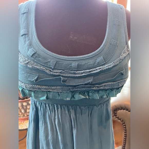 Teal summer dress - Picture 3 of 6